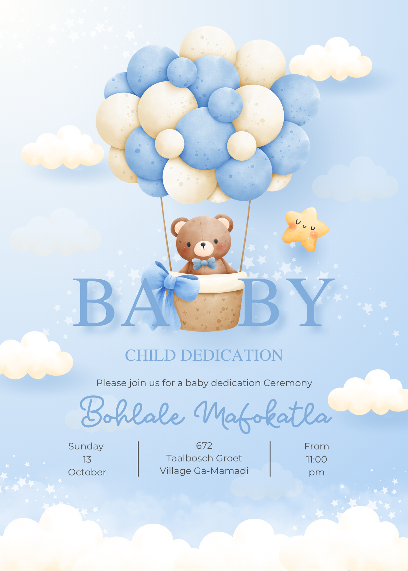 Baby Shower Poster