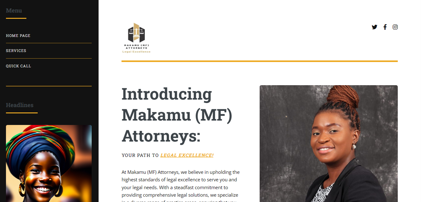 Website – Makamu MF Attorneys